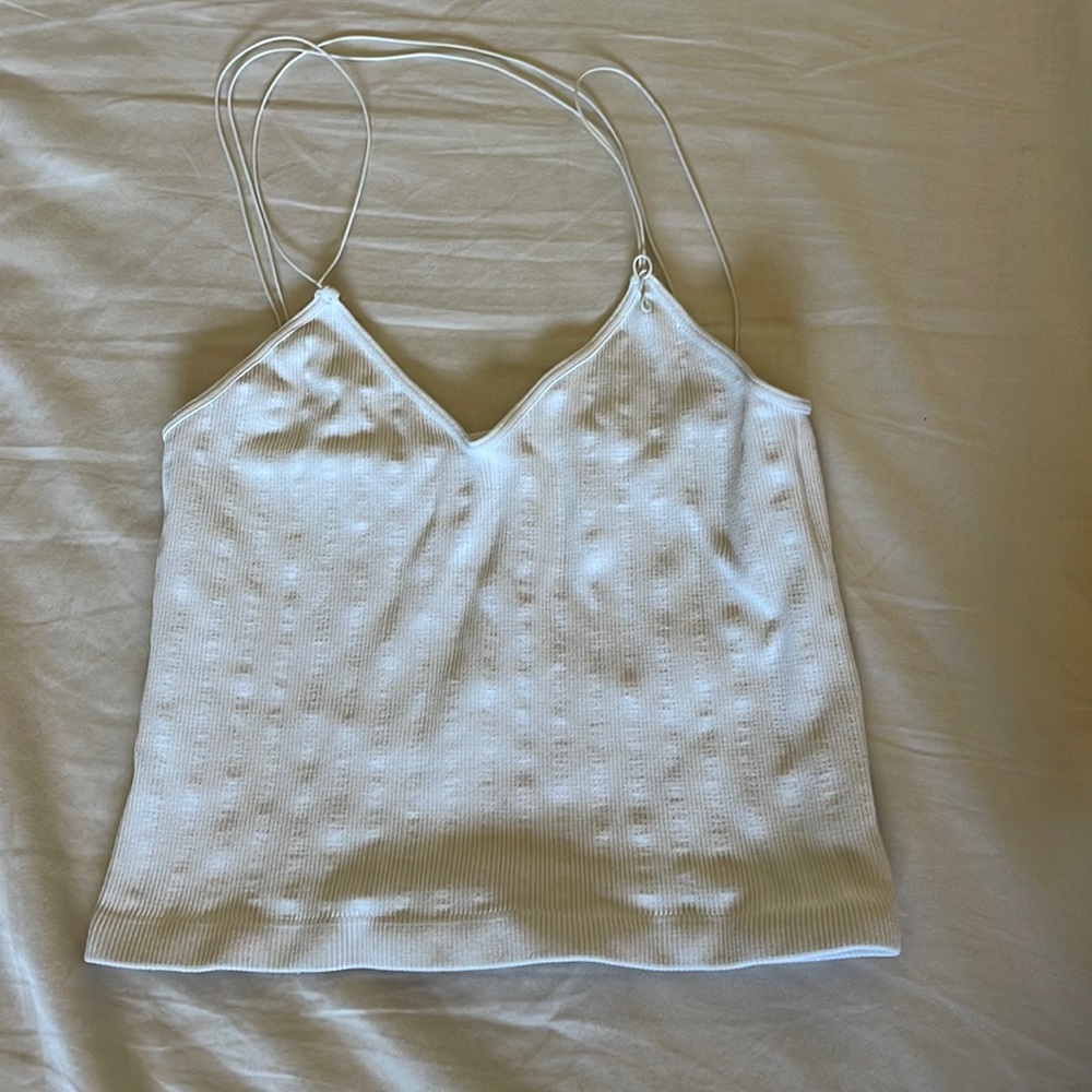 White tank top
